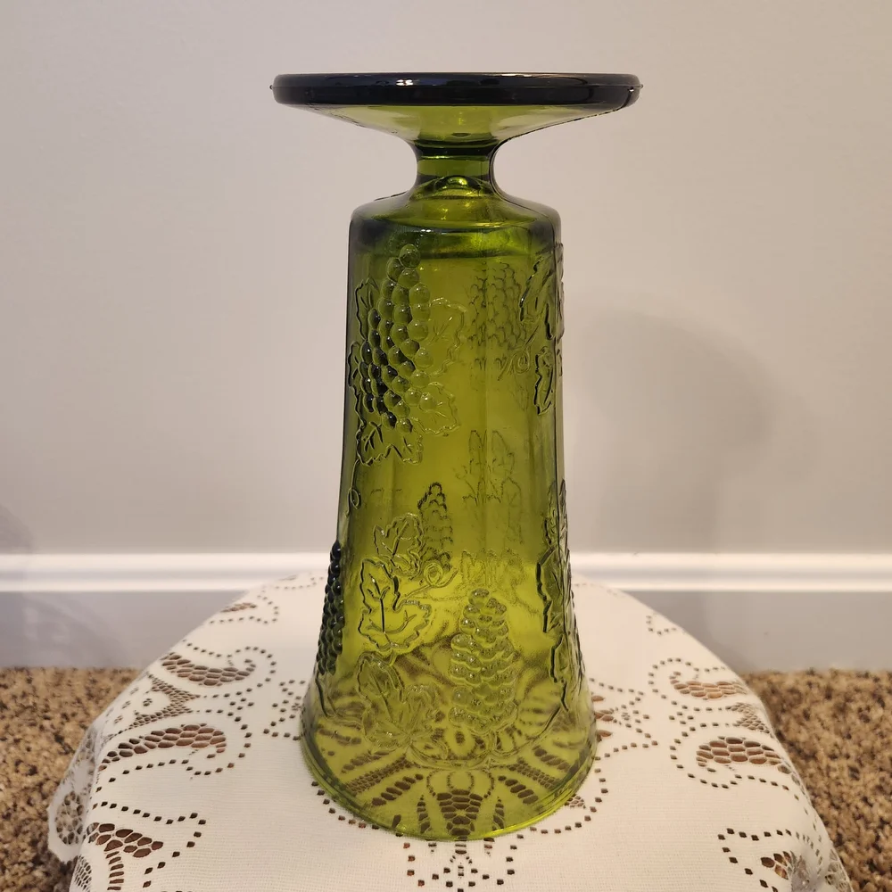Indiana Glass Avocado Green 9.75